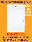 Economical Plastic Job Ticket Holders For Displaying Jobs, Pricings, Specifications Etc. BH-4265FT/Per-Piece
