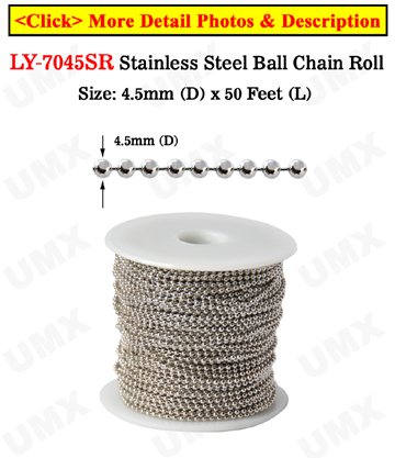 Stainless Ball Chain Spool 