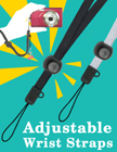 Adjustable Wrist Straps: For Cell Phones, Cameras or Small Devices LY-604-ADJ/Per-Piece