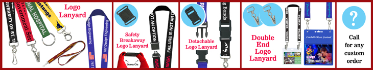 custom logo lanyards