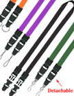 Double-Ended Neck Lanyards With Quick Release Plastic Buckles LY-UL-DA-DB/Per-Piece