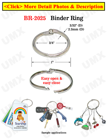 Binder Rings: Wholesale & Retail with No Minimum Order Required