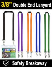 3/8" Safety Breakaway Event Lanyards with Double End Attachments LY-403-DA/Per-Piece
