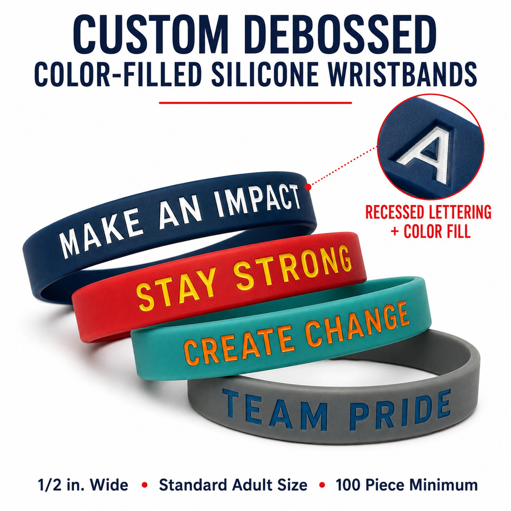 Custom 5/8" Fabric Event Wristbands with Slide Lock