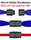 Safety Buckles: Barrel Breakaway Buckles For Round Cords and Flat Straps LY-CC403A/Per-Piece
