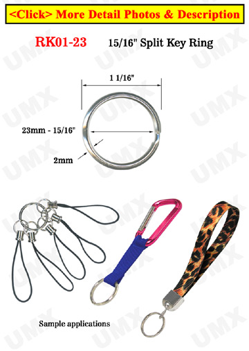 15/16 "  23 mm Durable Key Rings Manufacturer Direct Low Cost
