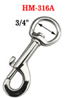 3/4" Big Dog Leash Bolt Snap Hooks: For Round Cords and Flat Rope or Flat Straps HM-316A/Per-Piece