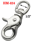 1/2" Heavy Duty Lobster Claw Bolt Snaps: For Round or Flat Rope HM-824/Per-Piece