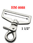 1 1/2" Wide Strap Lobster Clip Hooks: For Flat Rope HM-8088/Per-Piece