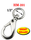 1/2" Round Marine Rope Snap Hooks For Round Rope HM-201/Per-Piece
