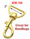 1" Cute Bag Strap Bolt Snaps: For Flat Straps HM-702/Per-Piece