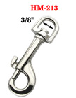 3/8" D-Head Round Bar Bolt Snaps: For Round Cords and Flat Straps