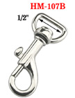 1/2" Popular Small Bolt Snaps: For Flat Straps HM-107B/Per-Piece