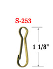 Small Order: Most Popular Spring Hooks: 1 1/8" S-253/Per-Piece