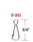 Small Size: Steel Spring Hooks Metal Hooks