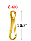 Small Order: Steel Spring Hooks: 1 5/8" S-403/Per-Piece