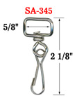 Most Popular Square Eye Swivel Hooks: For 5/8" Straps SA-345/Per-Piece