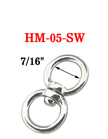 Medium Size Swivel Double Rings: With 7/16" Eye-Rings