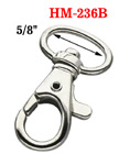 5/8" Oval Head Trigger Snap Hooks: For Round Cords and Flat Straps