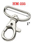 1" Wide Strap Trigger Snap Hooks: For Leashes or Bag Straps
