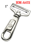 1" Heavy Duty U-Sleeve Metal Bolt Snap Hooks: For Flat Rope HM-A472/Per-Piece