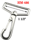 1 1/2" Big Wire Gate Metal Bolt Snap Hooks: For Flat Rope