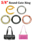 5/8" Round Gate Rings For Keychains, Purse, Handbag, Bag or Lanyard Straps PR-2517/Per-Piece