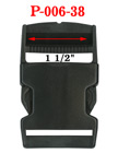 1 1/2" Big Plastic Side Release Buckles For Flat Straps