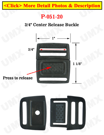 Buy 3/8 Inch Center Button Quick Release Buckle Online