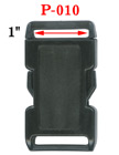 1" Single Strap Hole Side Release Plastic Buckles: Easy To Sew P-010/Per-Piece