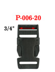 3/4" Small Sized Side Release Plastic Buckles: For Straps P-006-20/Per-Piece