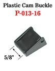5/8" Plastic Cam Buckles: Easy Tie Down Buckle Fasteners P-013-16/Per-Piece