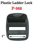 1" Plastic Ladder Lock Buckles: With Finger Knobs P-068-25/Per-Piece