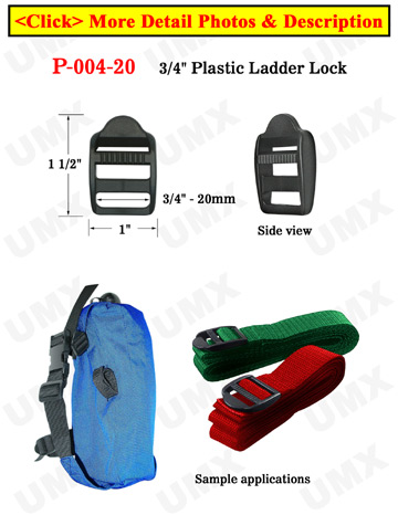3/4" Easy Strapping Plastic Ladder Buckle Fasteners