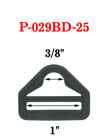 1" Medium Size Double Bars Heavy Duty Plastic Hexagon  Rings P-029BD-25/Per-Piece