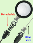 Detachable Retractable Name Badge Holders With Quick Release Fastener Strings RT-23S-CP2/Per-Piece