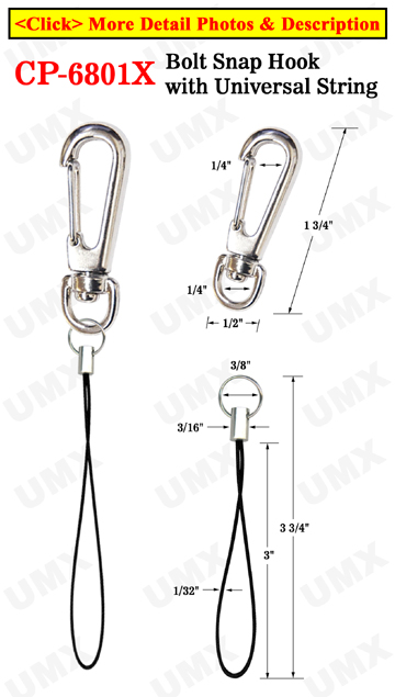 Easy Metal Hook With Long Universal String For Small Items 